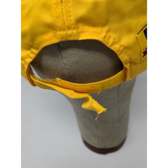 VTG Napa 75th Anniversary 2000 Y2K Strapback Hat Embroidered Yellow SEE DESC - Picture 9 of 13